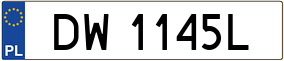 Truck License Plate